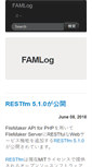 Mobile Screenshot of famlog.jp
